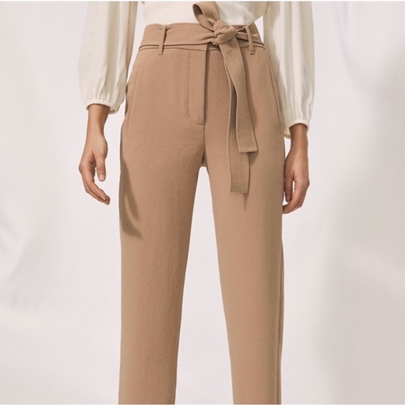 ARITZIA Wilfred Tie front Pant (Size 8) - Picture 2 of 8